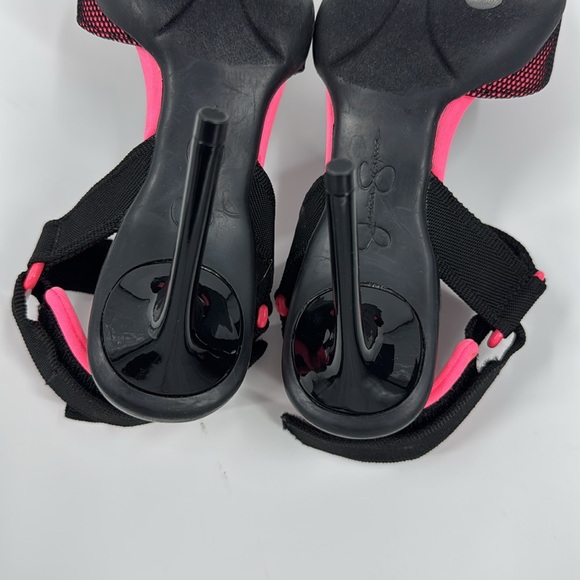 JESSICA SIMPSON Women’s Pink and Black Pointy Stiletto Heels Size 6 NWOT - Picture 11 of 17